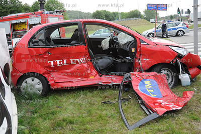 Wypadek na drodze krajowej nr 6 na granicy Rumi i Redy....