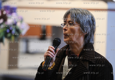 Centrum Sw. Jana, Gdansk. Wystawa Theatrum Vitae Mariana...