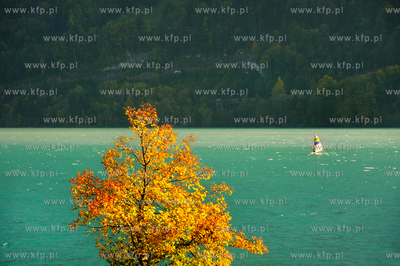 Szwajcaria, Belvedere, Berno. Jesienne Alpy w okolicy...