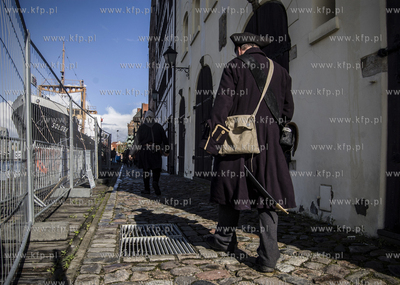 Gdansk. Wyspa Olowianka. Do abordazu - rekonstrukcja...