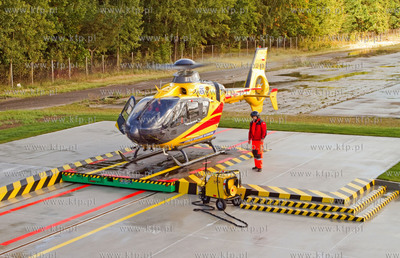 Lotnicze Pogotowie Ratunkowe oddzial Gdansk. Nz.Start...