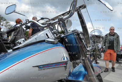 Sopot. Skwer Kuracyjny. Zlot zabytkowych motocykli....