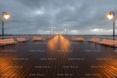 Gdynia. Molo w Orlowie. 06.01.2016 fot. Fot.Jan harb...