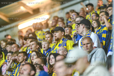 1. Liga. Arka Gdynia 1:1 Znicz Pruszków n/z kibice...