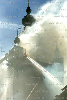 Pozar kosciola sw Katarzyny w Gdansku.
22.05.2006
Fot....