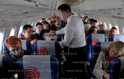 Promocyjny i oficjalnie pierwszy lot na trasie Gdansk...