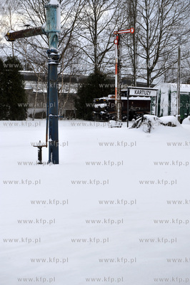 Kartuzy. Dworzec kolejowy PKP. 7.12.2013 Fot.  Konrad...