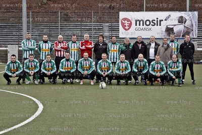 Gdansk. Boisko przy ul. Traugutta.  Noworoczny mecz...