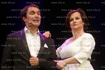 Gdansk. Scena Kontakt. Wystep Kabaretu Hrabi. Nz Dariusz...