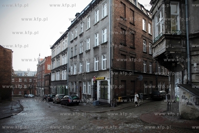 Biskupia Gorka w Gdansku. Kamienice przy ul. Biskupiej.
11.12.2013
fot....