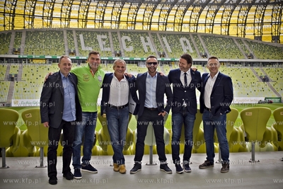 Gdańsk. PGE Arena. Spotkanie poświęcone meczowi,...