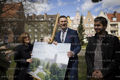Gdańsk.Konferencja prasowa poświęcona planowanej...