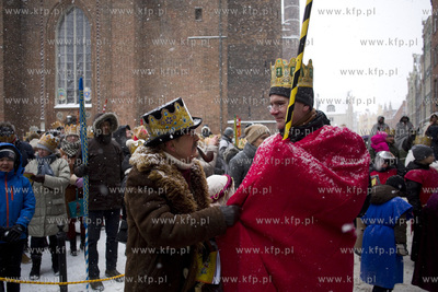 Gdansk. Orszak Trzech Kroli.
06.01.2017 
fot. Krzysztof...