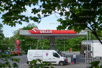 Gdańsk, Stacja benzynowa Orlen przy ul. 3 maja. 24.05.2021...