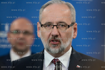 Gdańsk.  UCK.  Briefing prasowy „Bezpieczeństwo...