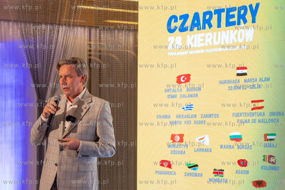 Port Lotniczy Gdańsk im. Lecha Wałęsy. Nz. Konferencja...