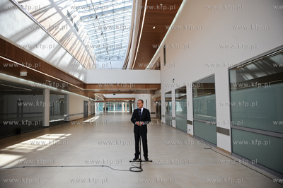 Gdansk. Uroczystosc zakonczenia budowy Centrum Medycyny...