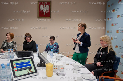 Gdansk. Urzad Miasta. Sniadanie prasowe zorganizowane...