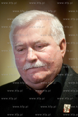 Gdansk. Biuro Lecha Walesy. Spotkanie Leszka Millera...