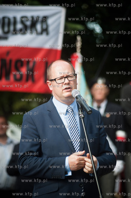 Gdansk. Targ Rakowy. Pomnik  Polskiego Panstwa Podziemnego....