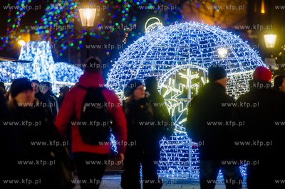 Gdansk. Przywitanie Swietego Mikolaja, parada zaczarowanego...