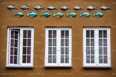 Gdansk. Odnowione fasady kamienic przy ulicy Szerokiej.
09.02.2015
fot....