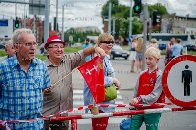 Gdansk. Skrzyzowanie ul. 3 Maja i Armii Krajowej. Pozegnalne...