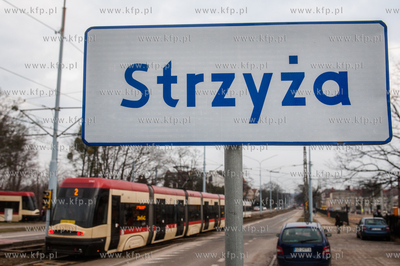 Gdańsk. Tabliczka informacyjna Strzyża.
12.03.2018
fot....