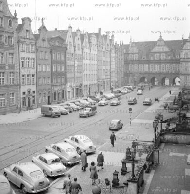 Dlugi Targ w Gdansku. 1960  00004440z Fot. Zbigniew...