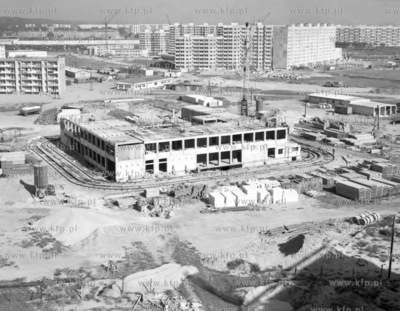 Osiedle Gdansk Zaspa, widok z budynku na ul. Pilotow....