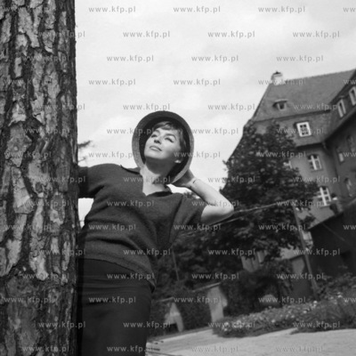Kalina Jędrusik w Sopocie. 
1950
Fot. Zbigniew Kosycarz...