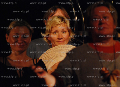 Teatr Muzyzny w Gdyni. Proba przed spektaklem KRZYK...