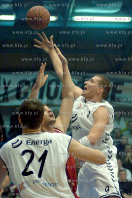 Mecz koszykowki Energa Czarni Slupsk-Bank BPS Basket...