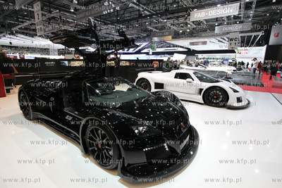 Targi motoryzacyjne w Genewie. Nz. Gumpert Apollo
03.03.2010
fot....