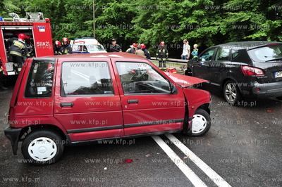 Sopot, ul. Malczewskiego. Wypadek drogowy. Kierowca...