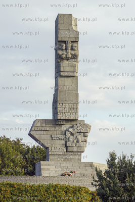 Gdańsk. Pomnik Obrońców Wybrzeża na Westerplatte....