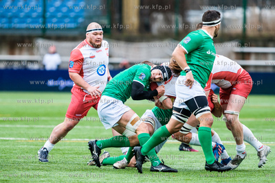 Gdynia.  Mecz Rugby Europe Championship pomiędzy Polską...