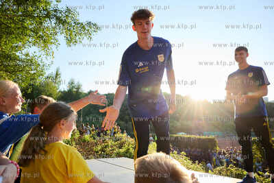 Prezentacja piłkarzy Arki Gdynia na Górce przy ul...