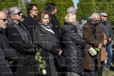 Gdańsk. Cmentarz Łostowicki. Uroczystości pogrzebowe...
