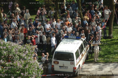 Pozar kosciola sw. Katarzyny w Gdansku. 22.05.2006...