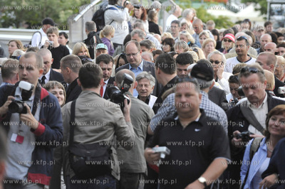 Sopot. Festiwal Gwiazd. Nz. Prezydent Gdansk, Pawel...