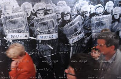 Noc Muzeow w Gdansku. Wystawa Drogi do Wolnosci. 16.05.2009...