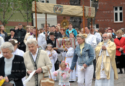 Procesja Bozego Ciala w Gdansku Letnicy, parafia sw....