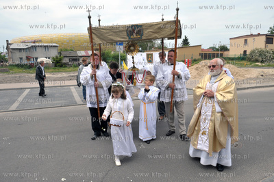 Procesja Bozego Ciala parafii sw. Anna i Joachima....