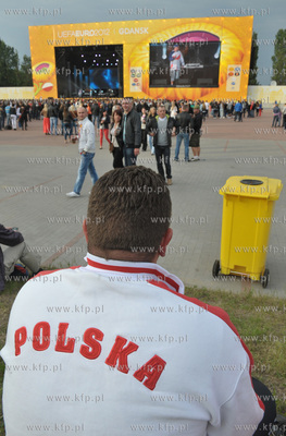 Otwarcie Gdanskiej Strefy Kibica na Placu Zebran Ludowych....