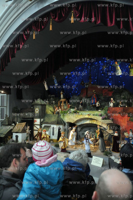 Gdansk. Kosciol Swietej Trojcy. Ruchoma szopka. 26.12.2013...