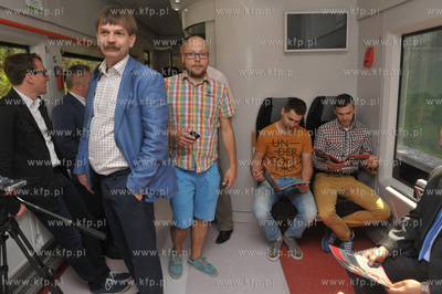 Pierwszy probny przejazd z pasazerami i i prezentacja...