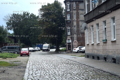 Ulica Reduta Dzik w Gdańsku Dolne Miasto.06.08.2019...