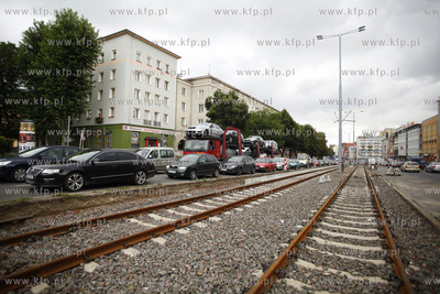 Gdansk Wrzeszcz. Remont torowiska na ul Grunwaldzkiej.
28.07.2011
fot....