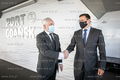 Podpisanie umowy pomiedzy DCT Gdańsk i Portem Gdańsk...